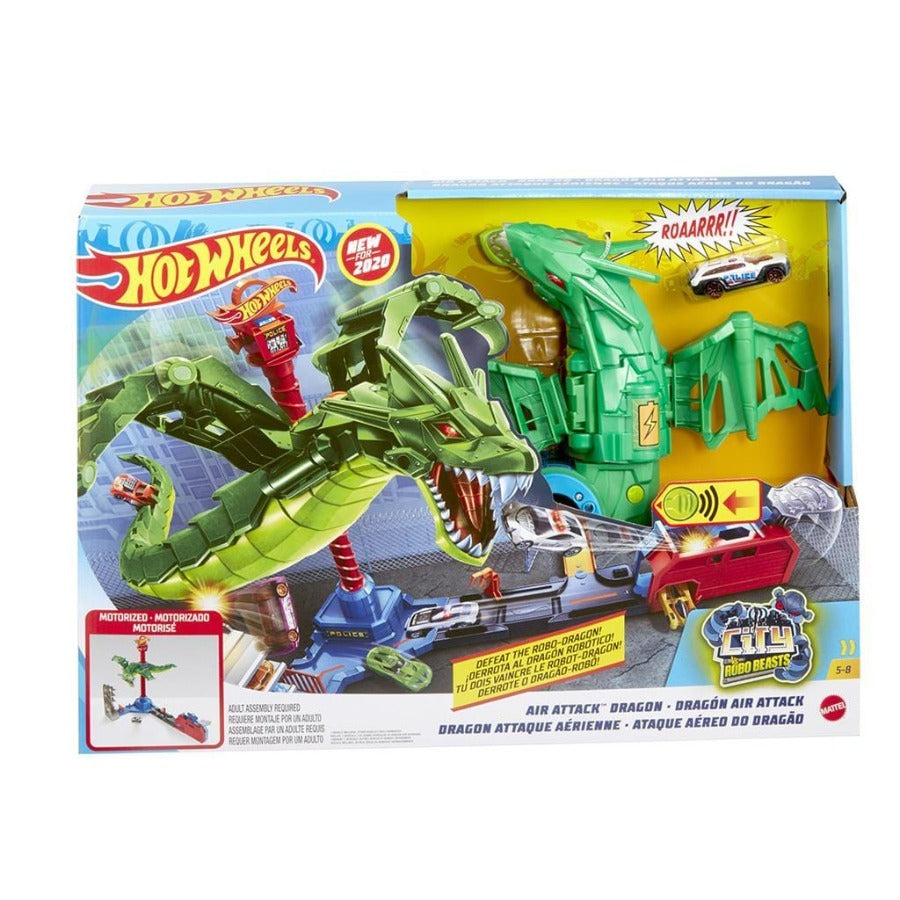 Hot Wheels Attacco Aereo del Drago - Playset Motorizzato GJL13 - The Toys Store