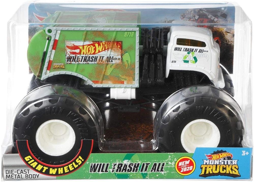 Hot Wheels Monster Truck Will Trash - The Toys Store