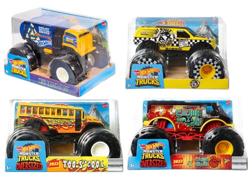 Giocattoli Hot Wheels Monster Truck Grande 1:24 Hot Wheels Monster Truck Grande, Macchina Gigante