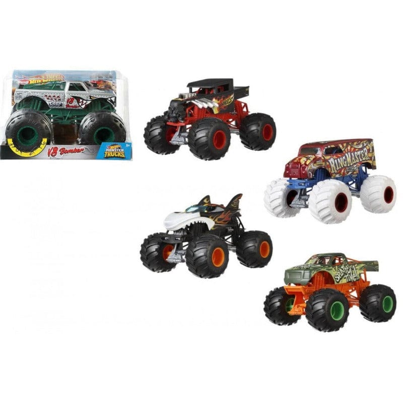 Hot Wheels Monster Truck Hot Wheels scala 1:24 - Grandi Veicoli in Metallo