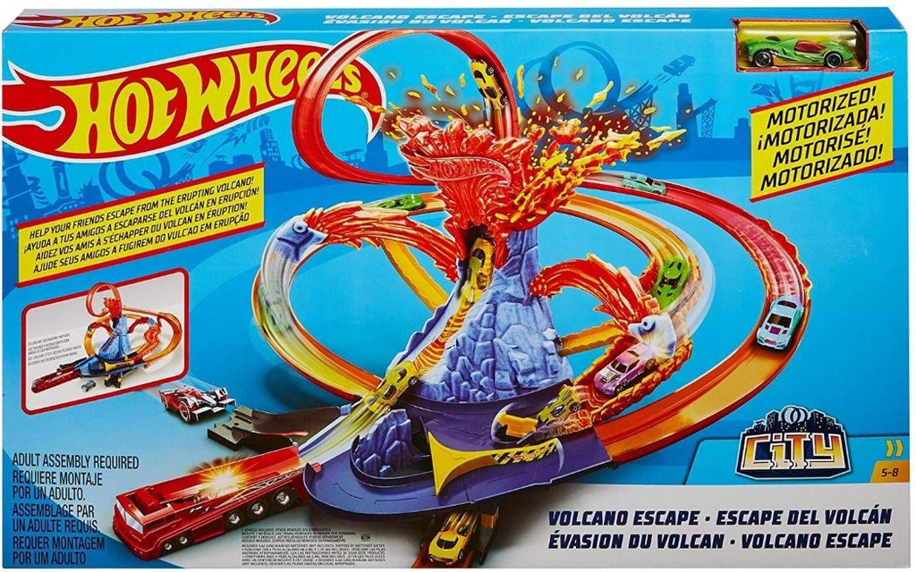 Hot Wheels Pista Fuga dal Vulcano - Playset Motorizzato - The Toys Store