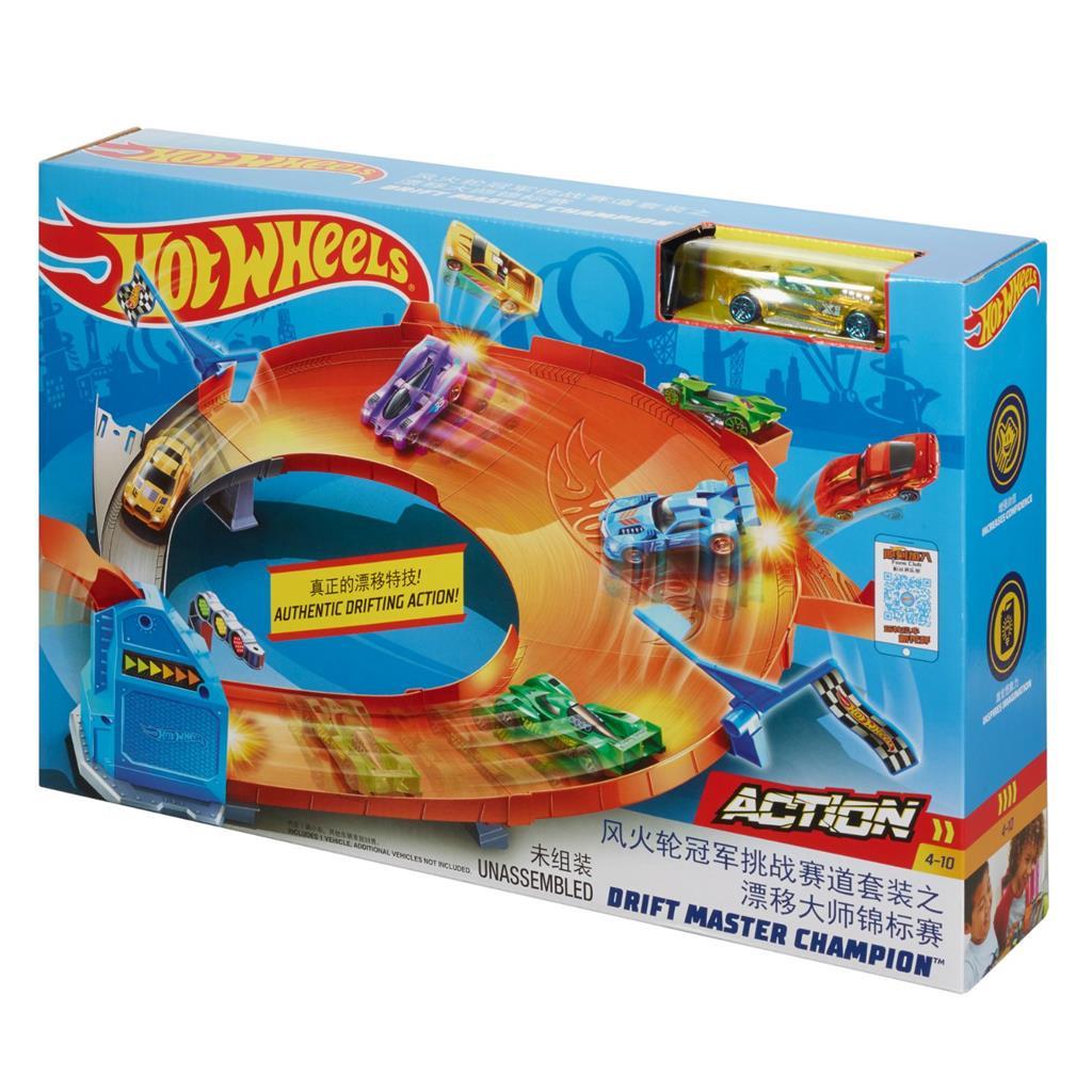 Hot Wheels Pista Drift Master Champion, Auto Inclusa - The Toys Store