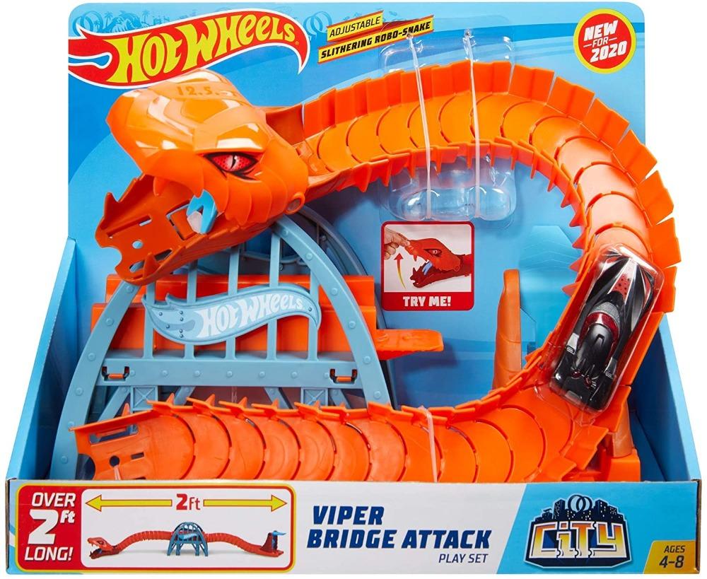 Hot Wheels Creature Mostruose Playset Vipera, GJK88 - The Toys Store