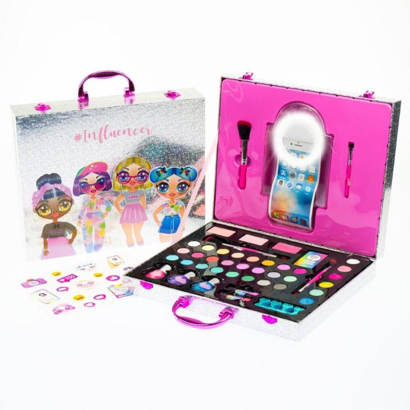 Trousse Influencer Trousse per Bambine, Valigetta Selfie con Luce