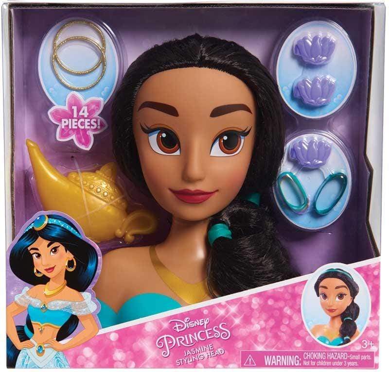 Disney Princess Jasmine Testa Acconciature Styling - The Toys Store