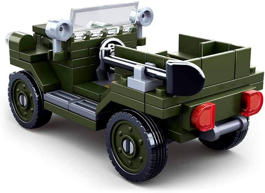 Sluban Costruzioni Jeep Militare WWII - The Toys Store