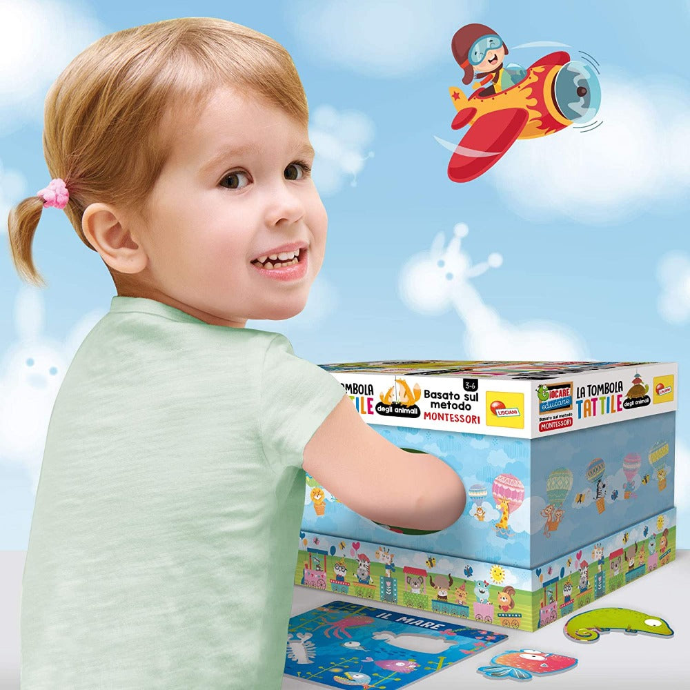 Lisciani Tombola Tattile degli Animali - The Toys Store