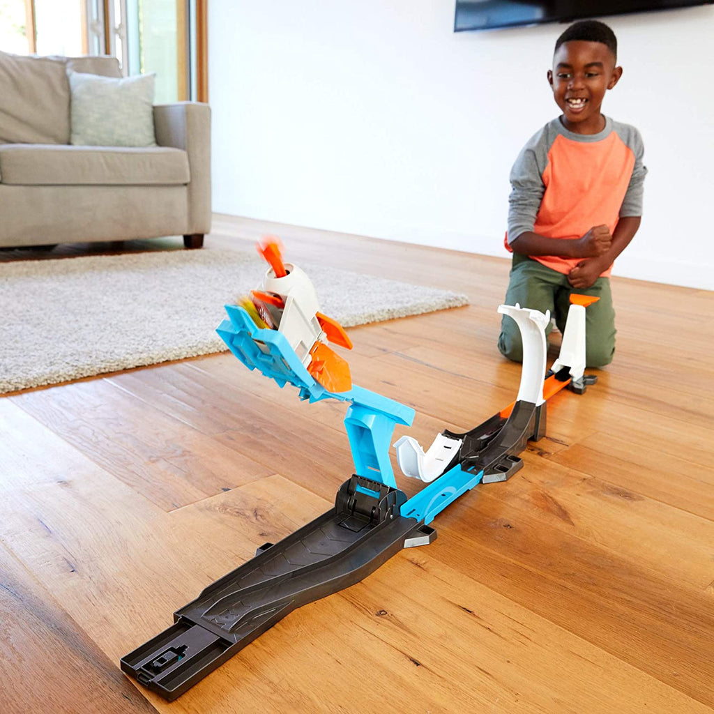 Hot Wheels Pista Track Builder Lancio del Razzo FLK60 - The Toys Store