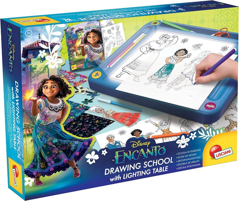 Lisciani Giochi- Encanto Drawing School, Lavagna Luminosa con Pennarel –  The Toys Store