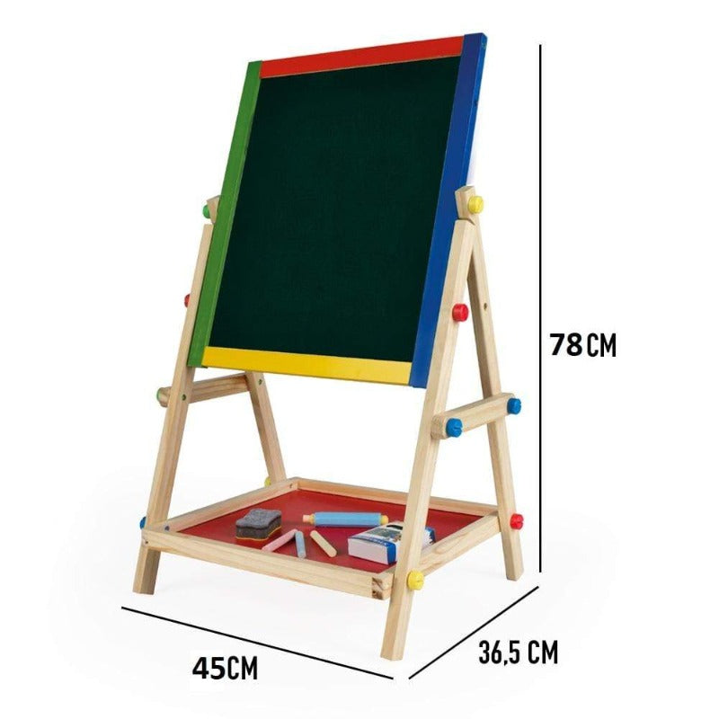 Lavagna in Legno con Piedistallo - The Toys Store