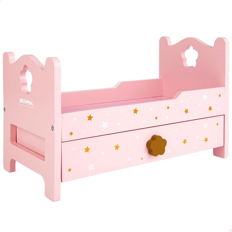 Bambole, playset e giocattoli Letto in Legno per Bambole e Bambolotti