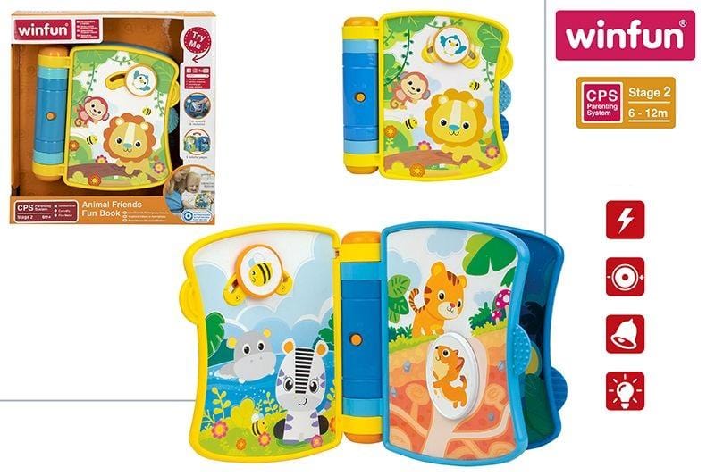 Giocattoli Infanzia Libro degli Animali con Luci e Suoni +6Mesi