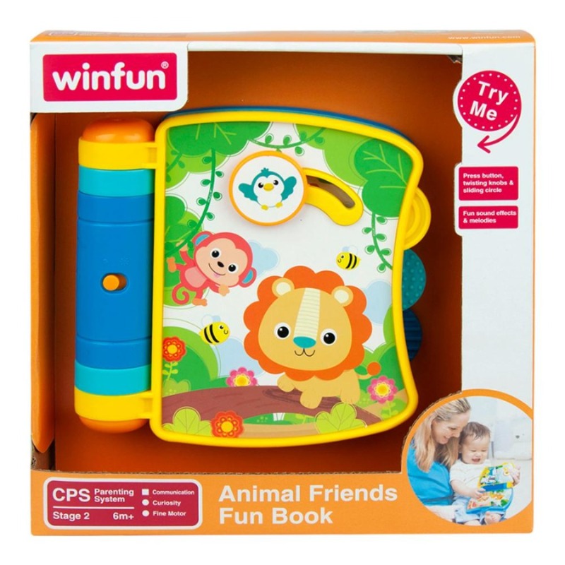 Giocattoli Infanzia Libro degli Animali con Luci e Suoni +6Mesi