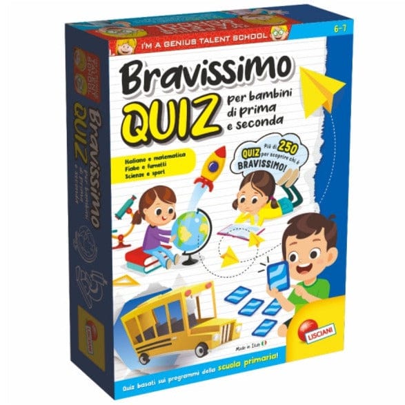 Giochi e giocattoli Lisciani I'm a Genius, Bravissimo Quiz