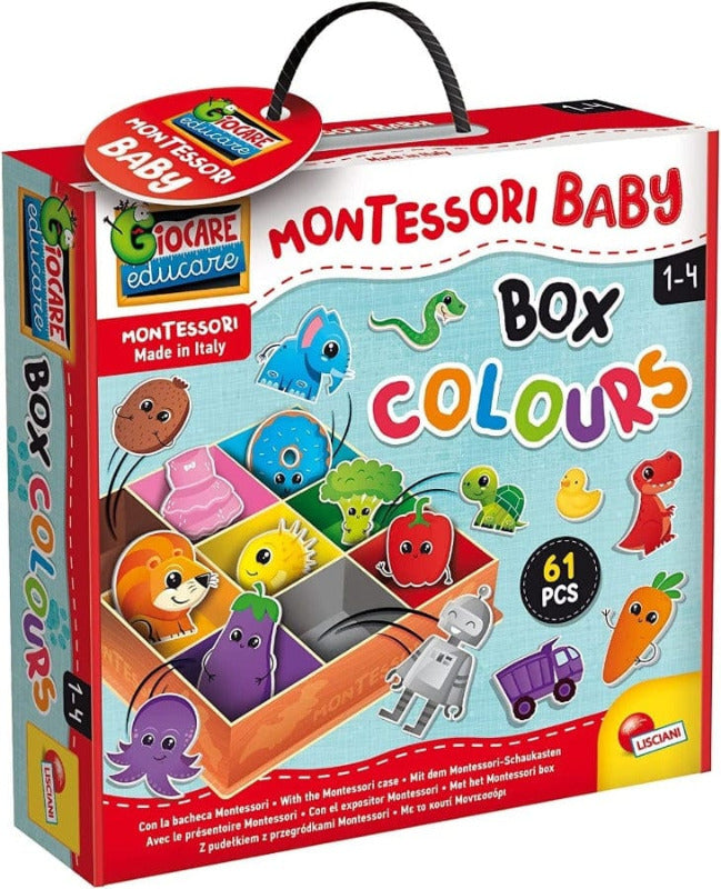 Giocattoli Montessori Baby Color Box, Bacheca dei Colori Lisciani