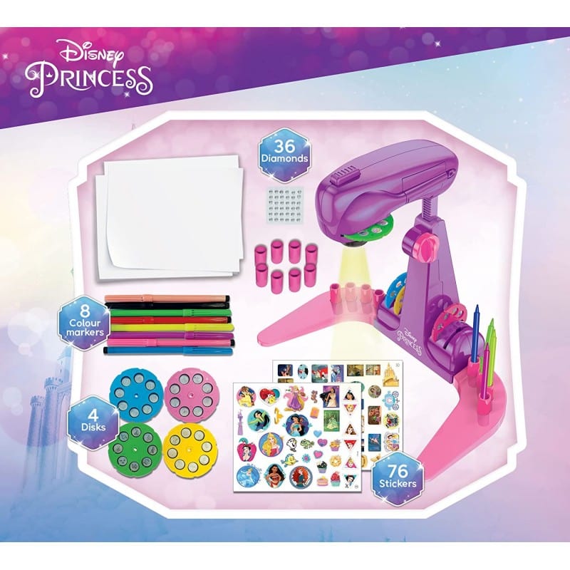 Lisciani Giochi, Proiettore da Disegno Principesse Disney