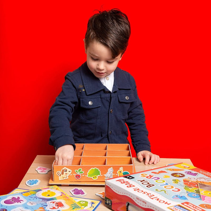 Giocattoli Montessori Baby Color Box, Bacheca dei Colori Lisciani