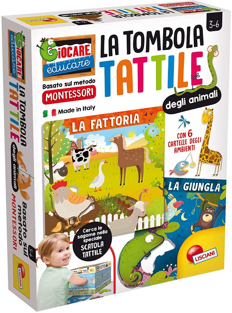 Lisciani Tombola Tattile degli Animali - The Toys Store