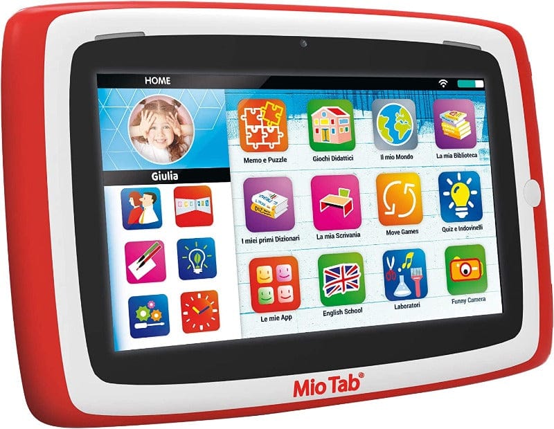 Tablet per Bambini Lisciani-Mio Tab 7 Pollici 2022, Tablet per Bambini 6-12 Anni, Memoria 16 GB Lisciani-Mio Tab XL 2022, Tablet con Schermo 10 Pollici, 32 GB