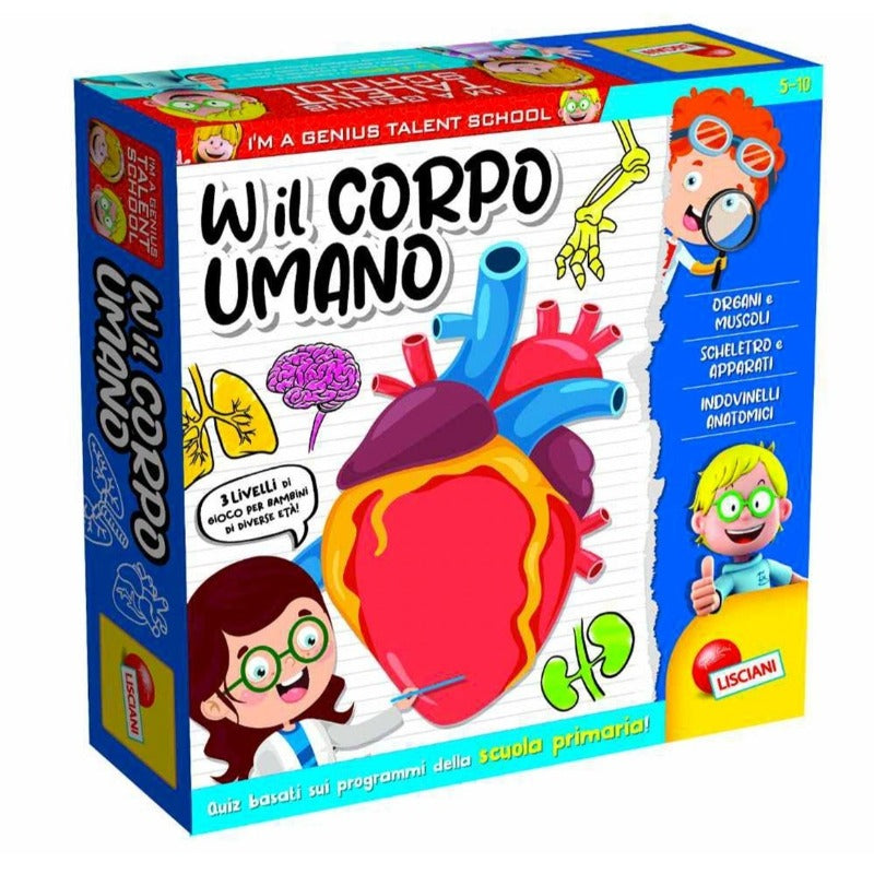 Giocattoli educativi Lisciani Giochi, W Corpo Umano Lisciani il Corpo Umano | The Toys Store