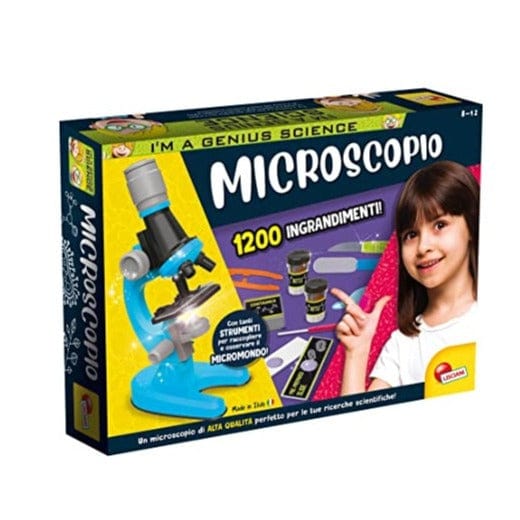 Kit scientifici e di esplorazione Lisciani Giochi, Microscopio Scientifico 1200 Ingrandimenti