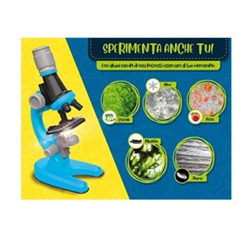 Kit scientifici e di esplorazione Lisciani Giochi, Microscopio Scientifico 1200 Ingrandimenti