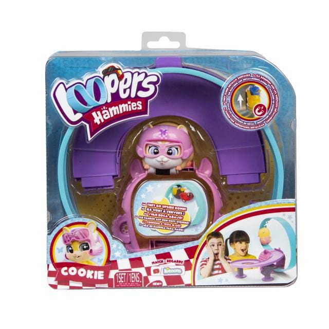 Giocattoli Loopers Hammies, Criceti da Corsa Medium Pack, Personaggi Giocattolo IMC Toys