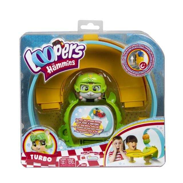 Giocattoli Loopers Hammies, Criceti da Corsa Medium Pack, Personaggi Giocattolo IMC Toys
