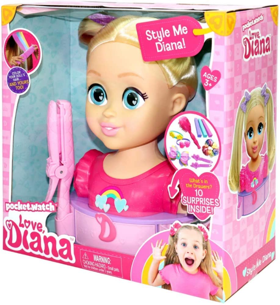 Love Diana Styling Head - The Toys Store