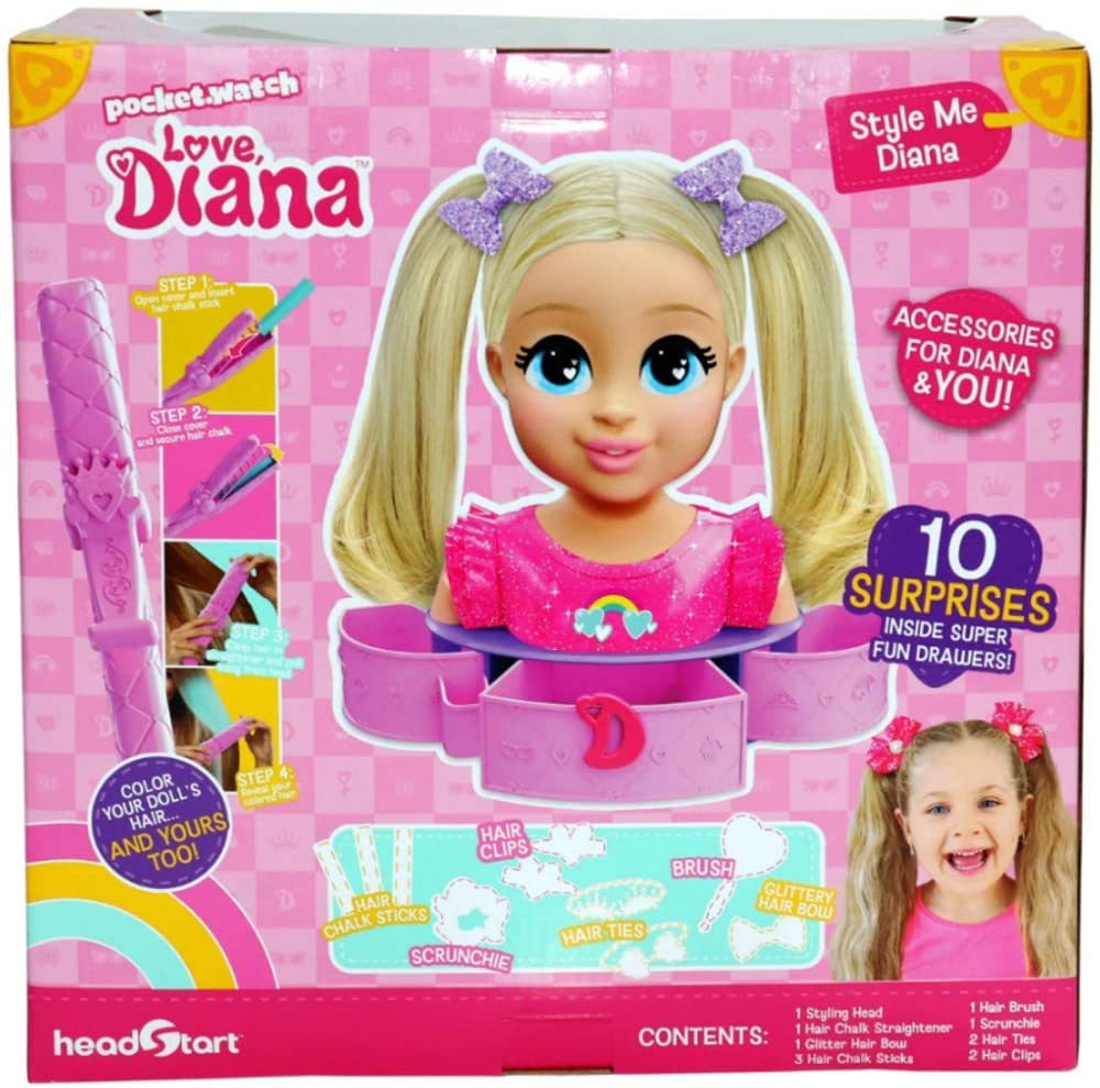 Love Diana Styling Head - The Toys Store