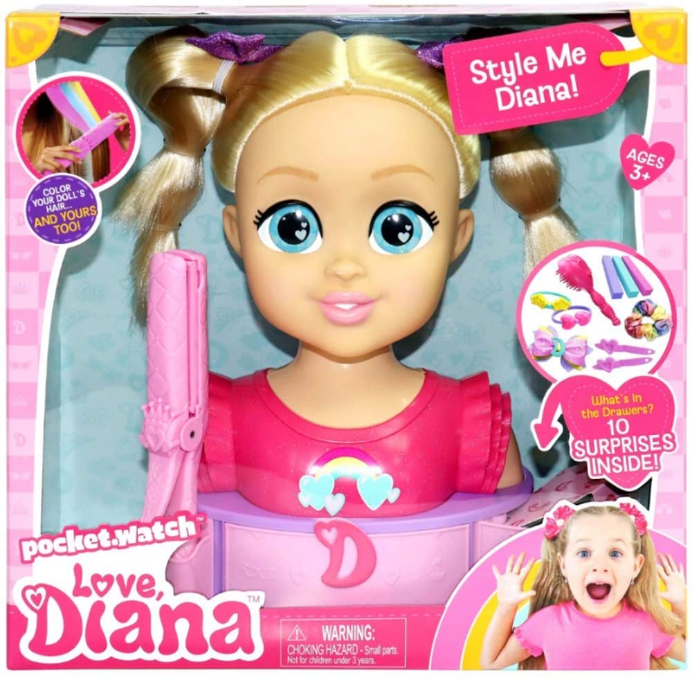 Love Diana Styling Head - The Toys Store