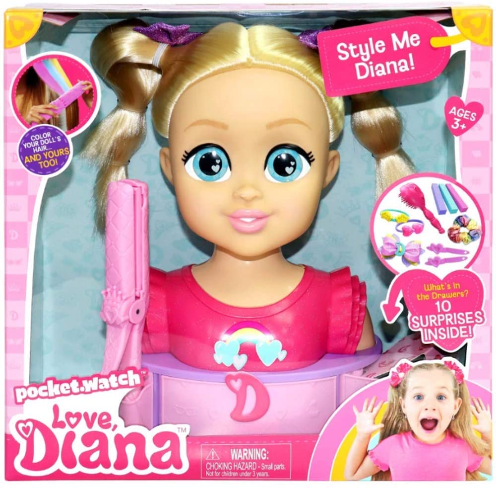 Love Diana Styling Head - The Toys Store