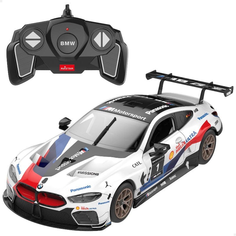 Giocattoli telecomandati Macchina Radiocomandata BMW M8 GTE , Rastar Costruisci e Guida Auto in Scala 1:18 Macchina Radiocomandata BMW M8 GTE , Auto Telecomandata in Scala 1:18