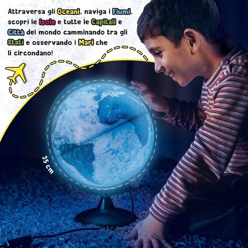 Giocattoli educativi Mappamondo Super Luminoso - Lisciani Giochi