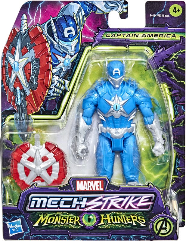 Action figure Avengers Mech Strike Monster Hunters, Personaggi Giocattolo