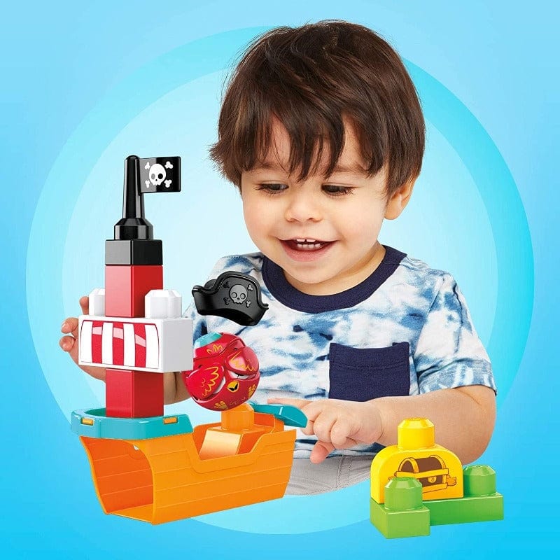 Blocchi a incastro Mega Bloks - Set Costruzioni Nave dei Pirati +12Mesi