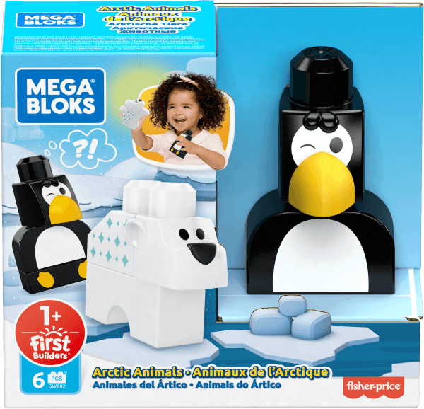 Blocchi a incastro Mega Bloks Costruzioni Animali Assortite