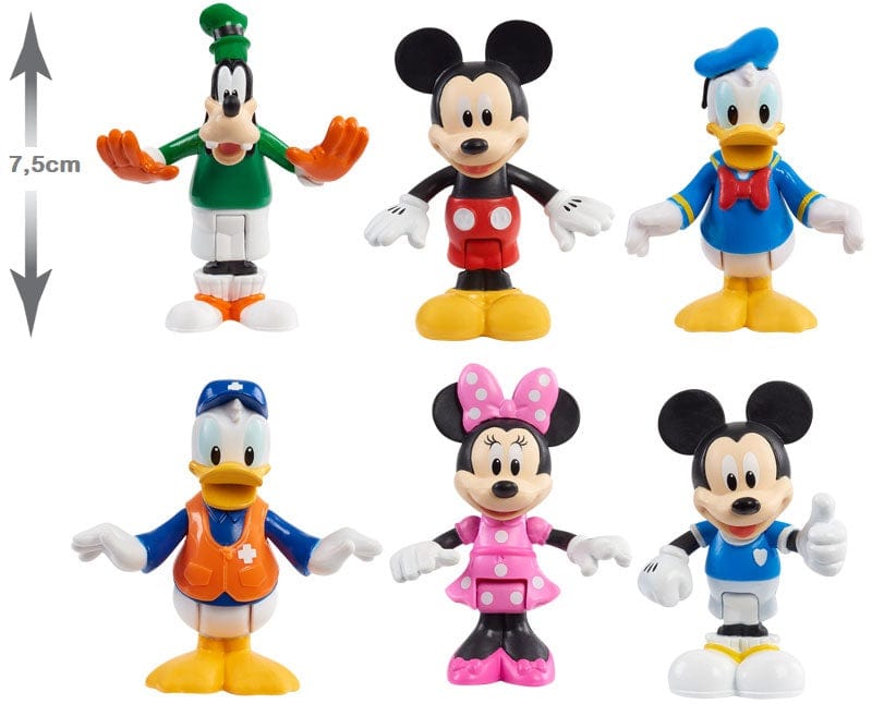 Action figure Mickey Mouse Personaggi Giocattolo Topolino, Minnie, Pippo, Paperino Mickey Mouse Personaggi Topolino, Minnie, Pippo, Paperino
