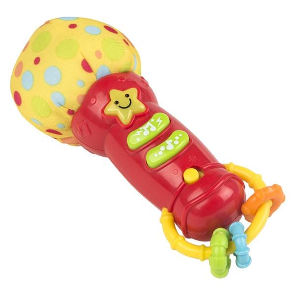 Microfono Regolabile Con Supporto Per Bambini Con Supporto Regolabile E Luci LED - Giocattolo Musicale Con Effetti Sonori Microfono Karaoke - Foto 10