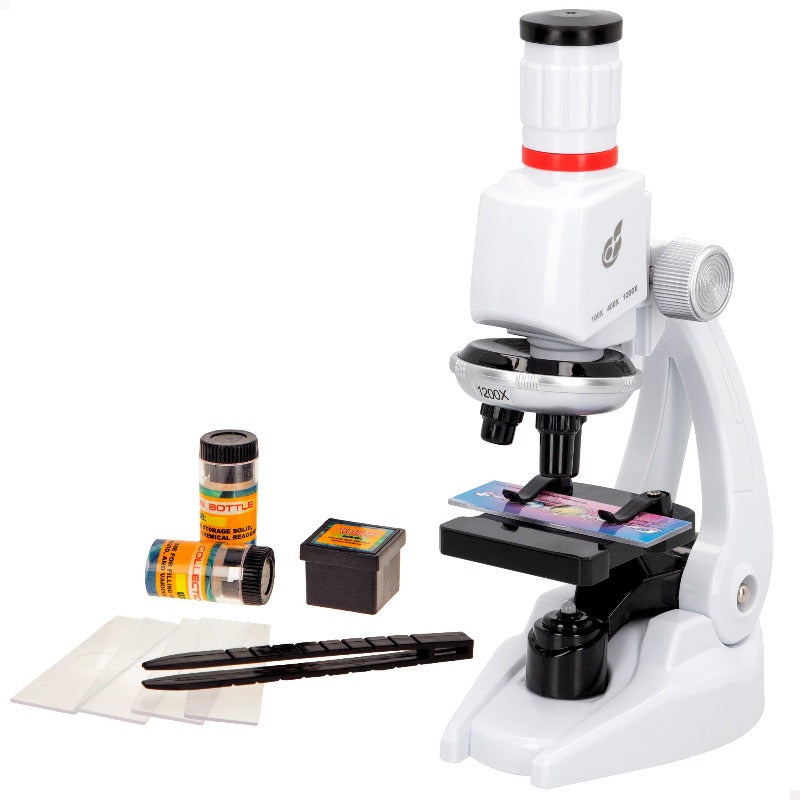 Kit scientifici e di esplorazione Microscopio Scientifico 1200x con Luce e Accessori