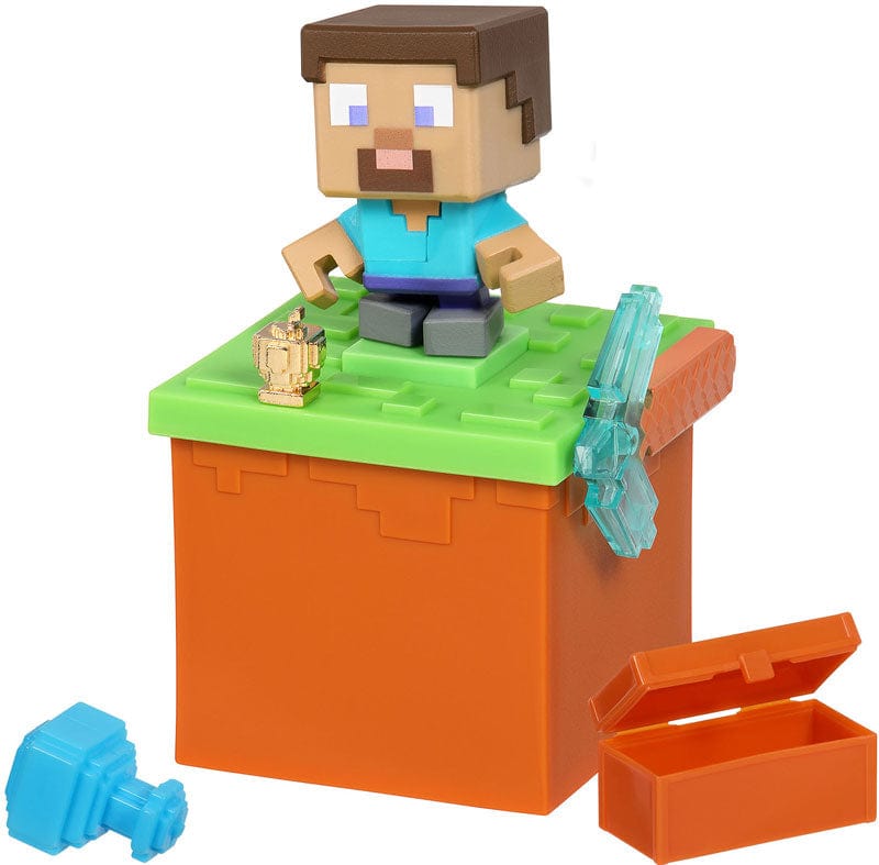 Action figure Treasure X Minecraft Personaggi Singoli Assortiti
