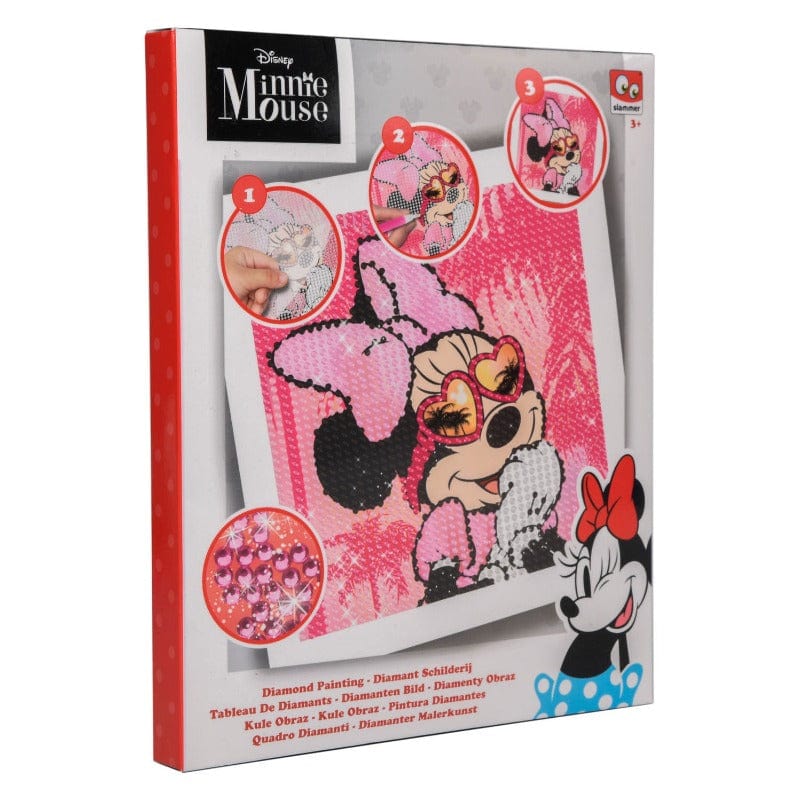 Colora e Decora Minnie Mouse Mosaico Diamantini