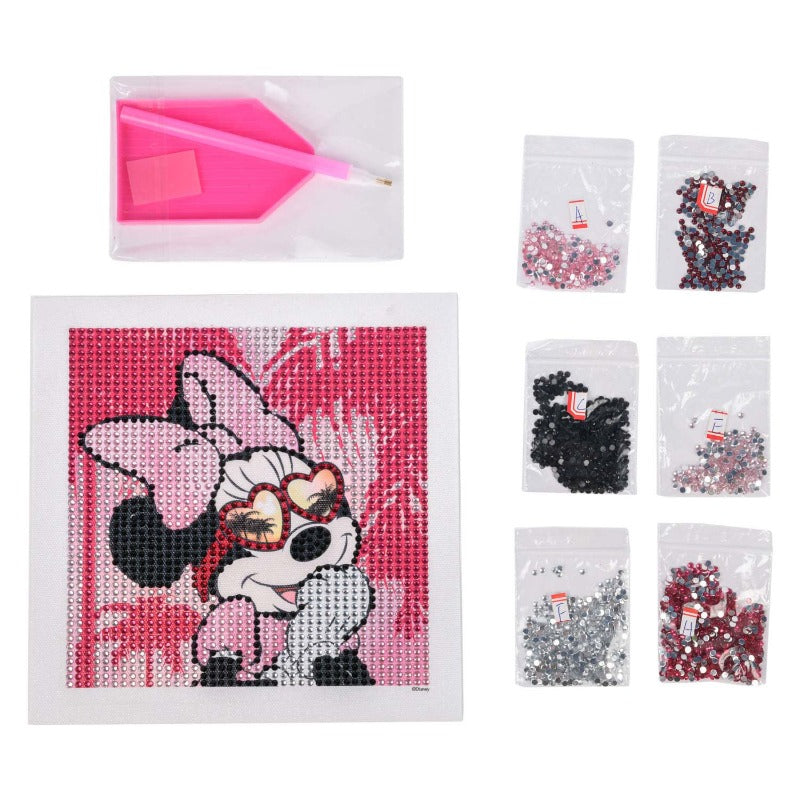 Colora e Decora Minnie Mouse Mosaico Diamantini