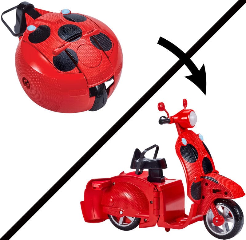 Bambole Miraculous Ladybug Bambola con Scooter Trasformabile