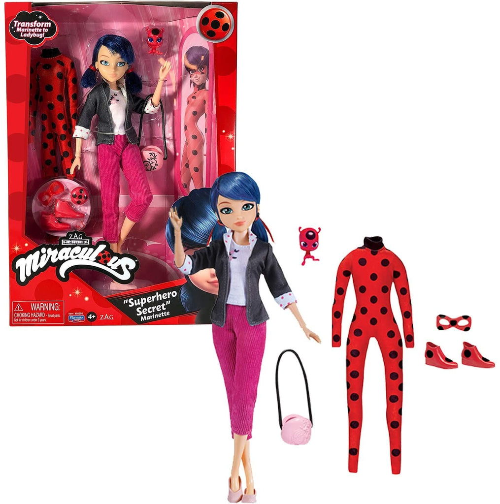 Miraculous Ladybug Bambola Marinette più Trasformazione - The Toys Store