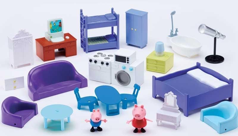 Peppa Pig Gigantesca Casa in Legno Arredata - The Toys Store