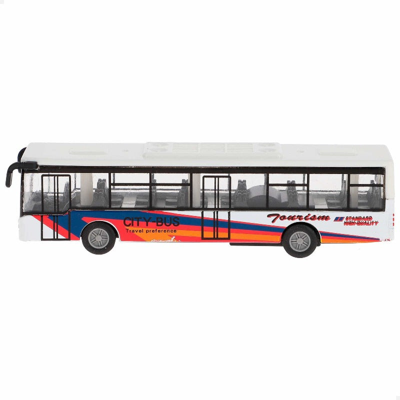 Modellino Autobus in metallo | Pullman a frizione - The Toys Store