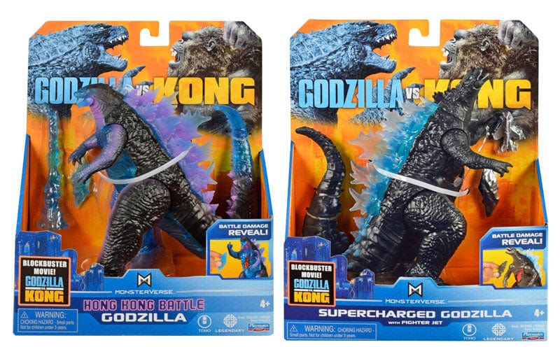 Action figure Personaggi Godzilla VS Kong - Godzilla con Raggio di Calore