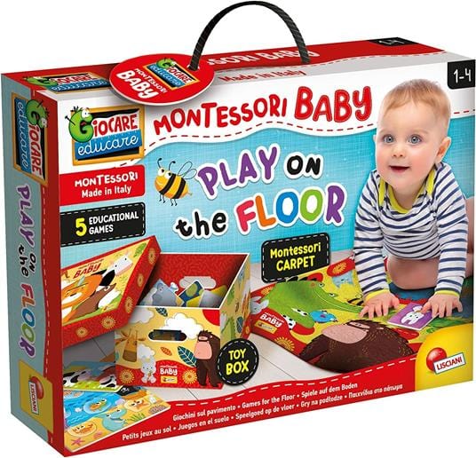 Giochi Montessori Baby, Giochini sul Pavimento Lisciani