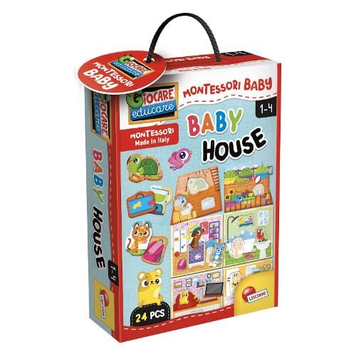 Giocattoli educativi Montessori Baby House, Gioco Educativo Lisciani 1-4 Anni